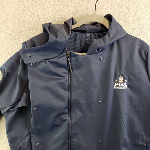 Nike Jacket Womens XXL Repel Golf Raincoat Vented Snap Southern Hills 2022 PGA - Picture 4 of 16